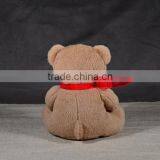 Custom Good Quality Valentine's Day Bear Plush White Teddy Bear With Red Heart Toy thumbnail-4