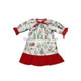 New Design Wholesale Baby Girl Boutique Matching Clothing Sets Smocked Baby Girl Dress thumbnail-5