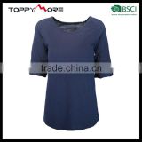 T092-1663N OEM Wholesale T-Shirt Custom Blank Fitted T Shirt