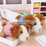 Stuffed Plush Dog Toy, Plush Dog Keychain thumbnail-2