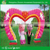 supper luxury durable inflatable plastic wedding arches