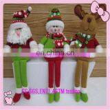 OEM plush stuffed snowman christmas decoration toys