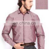 Black Coffee Men Burgundy Slim Fit Formal Shirt thumbnail-1