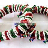 Belly Dance Bangles / Afghani Bangles / Pearl Beaded Bangles / Bohemian Jewelry / Christmas Gift / Gift for Her/ Vintage Bangles thumbnail-5