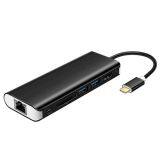 BL-U602 TYPE-C TO USB3.0x2+HDMI+SD+PD+RJ45 HUB 6 in 1 thumbnail-2