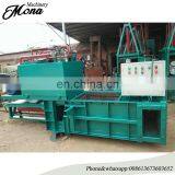 Textiles Waste Tire Cotton PET Plastic Bottle Bale Hydraulic Press Packing Machine thumbnail-1