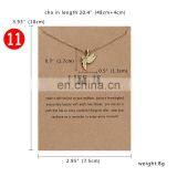 Rinhoo Бабочка Слон Перл Любви Золотой Подвеска-Цепочка для Шеи, Ключица, Фешн-Цепочка, Женское Ювелирное Изделие thumbnail-5