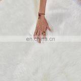 European Fashion Luxury Round Shape Solid Color Washable Bedroom Living Room Fluffy Faux Fur Carpet Rug thumbnail-5