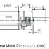 10FN20 120rpm 0.25w 1.5v 3v Tiny Gear Box Motor 10mm dc Motor for Small Magic Ball and LED Light Rotating thumbnail-5