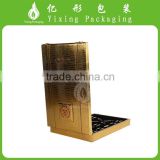 Highquality handmade gold Pu leather box manufacturer in Guangzhou