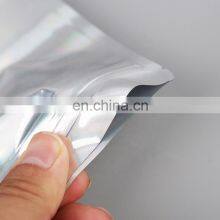 Custom Resealable Zip Lock Foil Aluminized Stand up Pouch With Bottom Gusset Plastic Packaging thumbnail-2