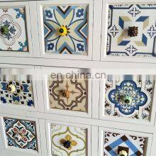 Home Furniture Vintage Colorful Drawing Room Cabinets thumbnail-5