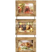 Factory Vintage Wood Pcture Frame Photo Frame Wood 3 Pcs/Set