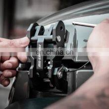 Aluminum Hood Catch With Mirror for Jeep Wrangler JK JL Hood Lock Bonatlock 4X4 Accessory thumbnail-3