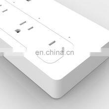 OEM ODM AC Outlet Surge Protector Power Strip Cord Extension Outlet With USB Adapter Receptacle Universal Wall Tap Socket thumbnail-5