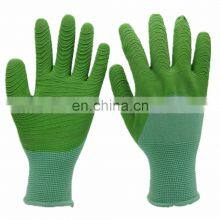 13G Firm Grip Wave Latex Coated Construction Safety Gloves thumbnail-1
