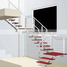 Best-Selling Best Quality New Design Luxury Aluminium Transparent Acrylic Stair Railing From China Manufacturer thumbnail-4