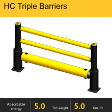 Imported Polymer Plastics Barrier Anti-Collision Guardrails Flexible Collision Guardrails thumbnail-2