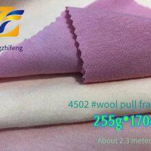 Guangzhifeng 4502# 255g Wool Lycra Cotton + Spandex 1*1 Rib Brushed thumbnail-3