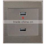 Child Protected 250V 10A 3 USB Wall Socket Outlets/Cell Phone Outlet/3 USB Receptacle Socket Outlet thumbnail-5