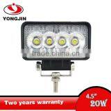 Hight Brightness 20w Flood Light for Offroad SUV Cars Led Working Light Bar