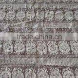 Wholesale Garment Accessory Glass Yarn Embroidery Cotton Lace Fabric thumbnail-6