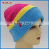 100% Acrylic Fashion Womens Beanie Custom thumbnail-3