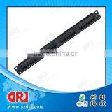 1U 24 ports ethernet anti-shocking UTP amp cat6 patch panel