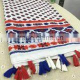 2016 New Digital Print Tassel Brim Lady Women Head Scarf Muslim thumbnail-3