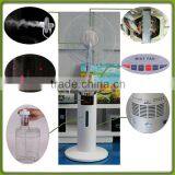 portable evaporative air cooler mist spray stand fan