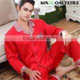 100% Silk Satin Sleepwear,Hot Sexy,men Silk Nighty Sleepwear