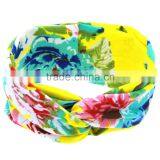 Hot-sales Baby Floral Headband Infant Headband Toddler Turban Headband Cotton Kids Cross Headband Wh-1743 thumbnail-3