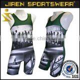 China Cheap Wrestling Singlets for Mens Wholesale Custom Breathable Sublimated Wrestling Singlets thumbnail-1