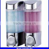 Double Wall Mounted Hospital Alcohol Hand Sanitizer Dispenser With Double Bottles thumbnail-3