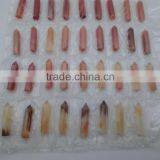 Wholesale Natural Tiger Eye Gems Stones Hexagonal Crystal Amazonite Point Healing Necklaces Earrings Pendant Beads Jewelry thumbnail-4