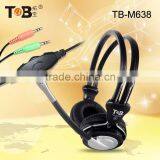 2015 New Products Computer Headphone & Earhpone With Detachable Cable,headphone Laptop With Mic thumbnail-1