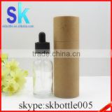 OEM Cardboard Paper Tube for e liquid glass dropper bottle wholesale