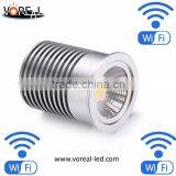 smart 2.4g rf phone controled 15w wifi led downlights