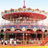 Double deck carousel amusement carousel rides