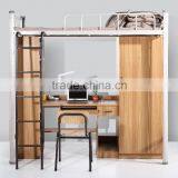 Apartment/Dormitory popular use steel combination single bed