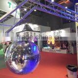 150cm/170cm /200cm Diameter Big Christmas Hanging Decorating Mirror Balls With Plastic or Fiberglass Core