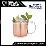 400ml Brass Antique Beer Mug Stainless Steel, Moscow Mule Solid 100% Pure Copper Mug Quality Choice thumbnail-1