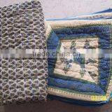 Hand Block Print Quilts~100 % Cotton Stuffing Light Weight Quilts~Indian Handmade Block Printed Quilts thumbnail-1