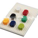 2014 Hot Sell White ABS Metal Reed 25 Tie-point Solderless Breadboard
