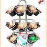 Rotates K-fee coffee capsule rack stand for sale HCRC27RK