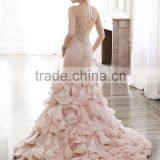2016 New Style Tissue Wedding Dress thumbnail-3