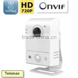 180 degree HD720P cloud surveillance wireless fisheye network camera