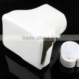 Wholesale White Leather Digital Camera Bag for Canon in Dongguan thumbnail-3