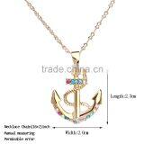 2016 Fashion Anchor Jewelry Crystal Wedding 18K Gold Necklace Designs Quality Choice Supplier's Choice thumbnail-6