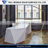 Hot Sale High Quality Environmental Modern Design White Reception Desk thumbnail-2